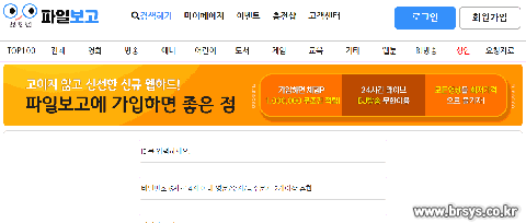 파일보고 홈페이지설명